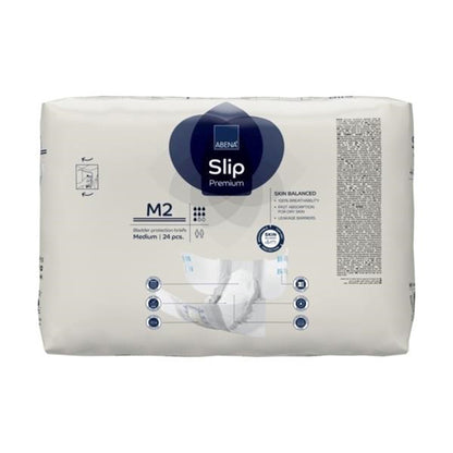 BRIEF, INCONT ABENA SLIP PREM ADLT M2 MED (24/PK 4PK/CS)