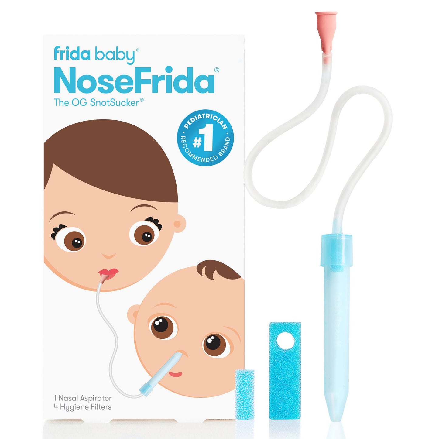 ASPIRATOR, NASAL BABY SNOTSUCKER NOSEFRIDA (72/CS)