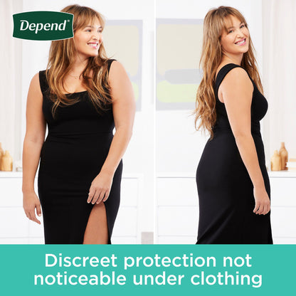 UNDERWEAR, DEPEND MAX ABSRB BLUSH WMN XLG (15/PK 2PK/CS)