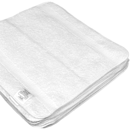 WASHCLOTH, 12X12 .75LB WHT BASICS (100DZ/CS)