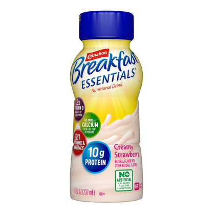 CARNATION, RTD BREAKFAST ESSENTIALS ORIG STRWBRY 8OZ (24/CS)