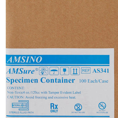 CONTAINER, SPCMN URINE STR W/LID/SEAL 4OZ (100/CS)