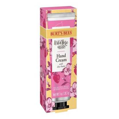 BURT BEES, CRM HAND WILD ROSE & BERRY 1OZ (4/CT)