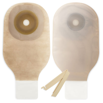 POUCH, DRAIN W/SKIN BARRIER 1 1/4" (10/BX)