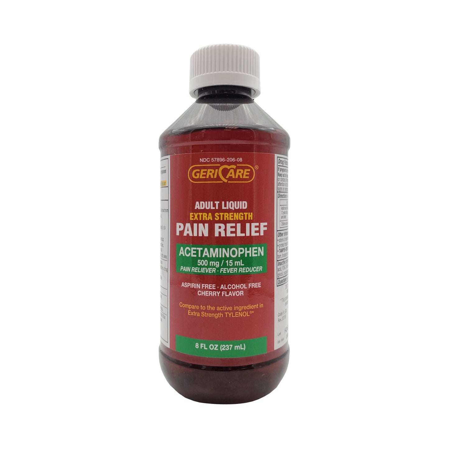 ACETAMINOPHEN LIQ 500MG ADULT 8OZ