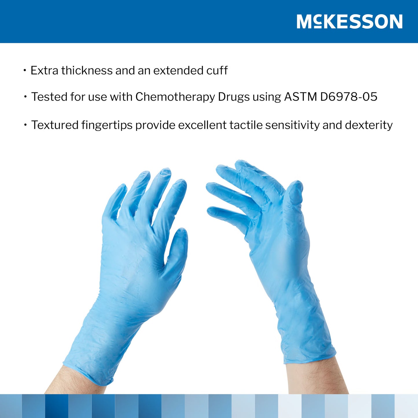 GLOVE, EXAM NTRL LG N/S EXTCF CHEMO 6.5CX (100/BX 10BX/CS)