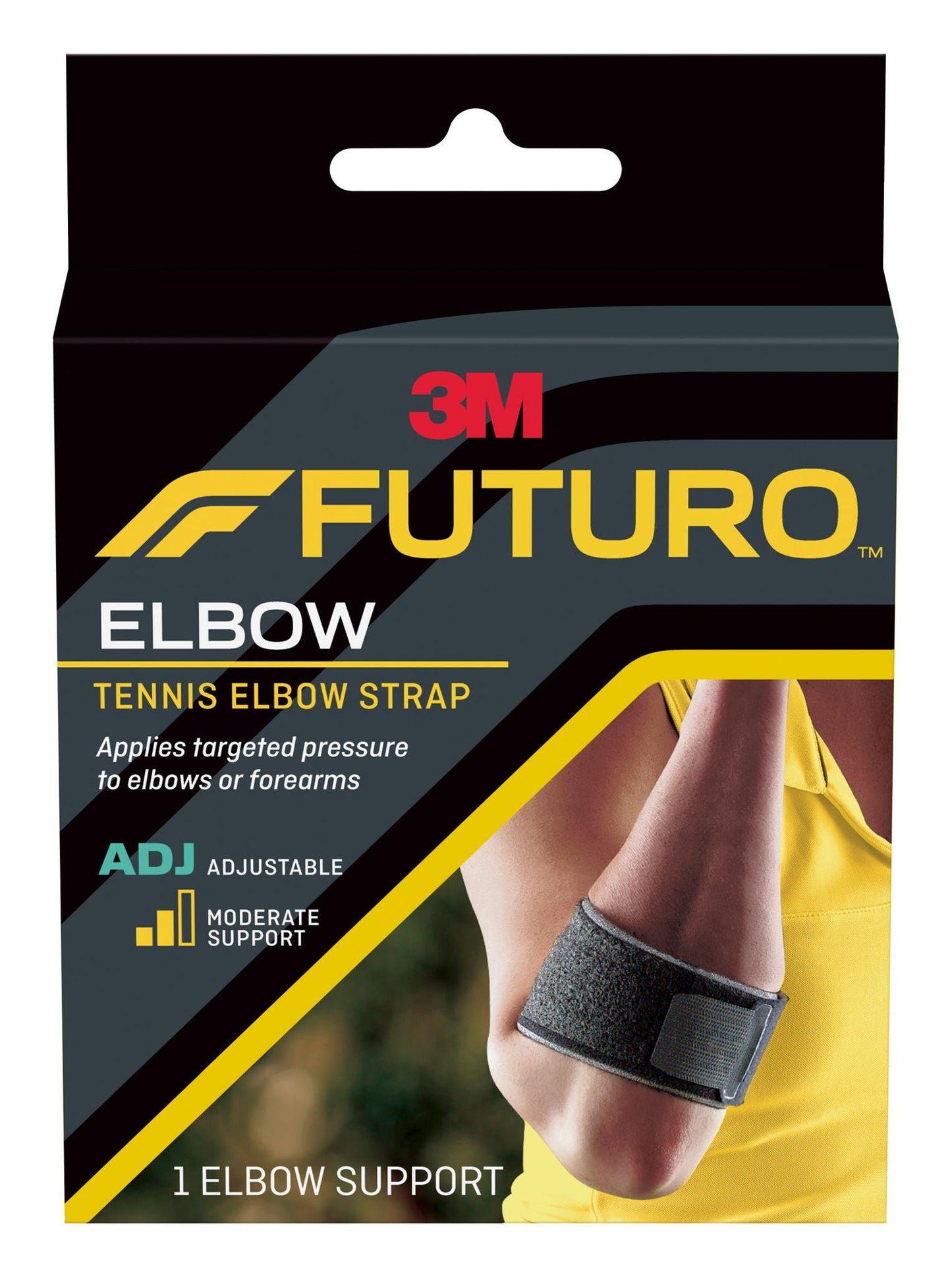 ELBOW SUPPORT, TENNIS CUST DIAL ADJ 1.5X3.75X5.125 (24/CS)