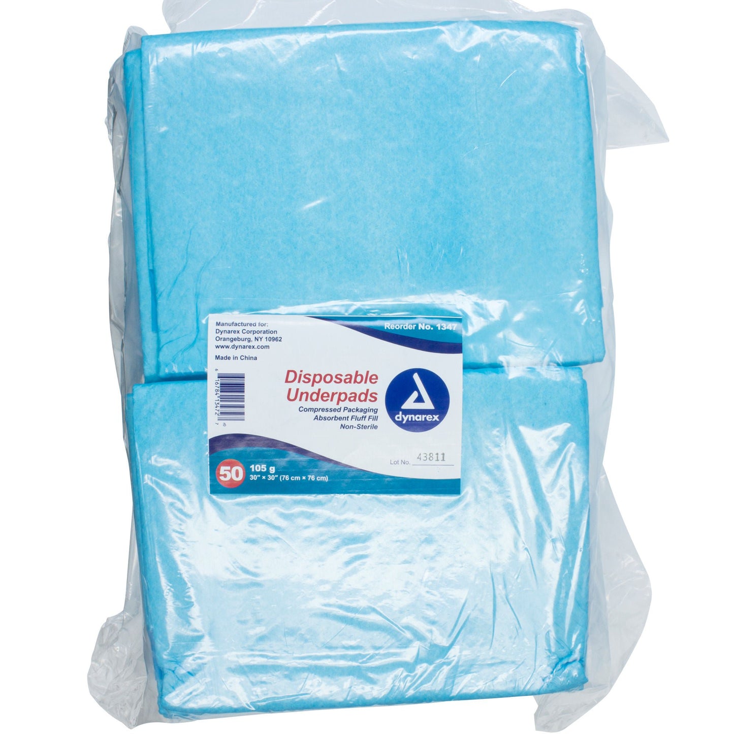 UNDERPAD, INCONT N/SKD DISP 105GM 30X30" (50/PK 2PK/CS