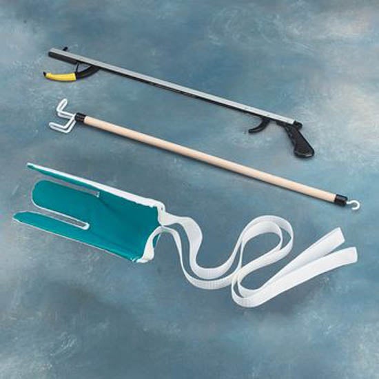 DEVICE KIT, ASSISTIVE4 W/REACHER/SOCK AID/DRSNG STICK