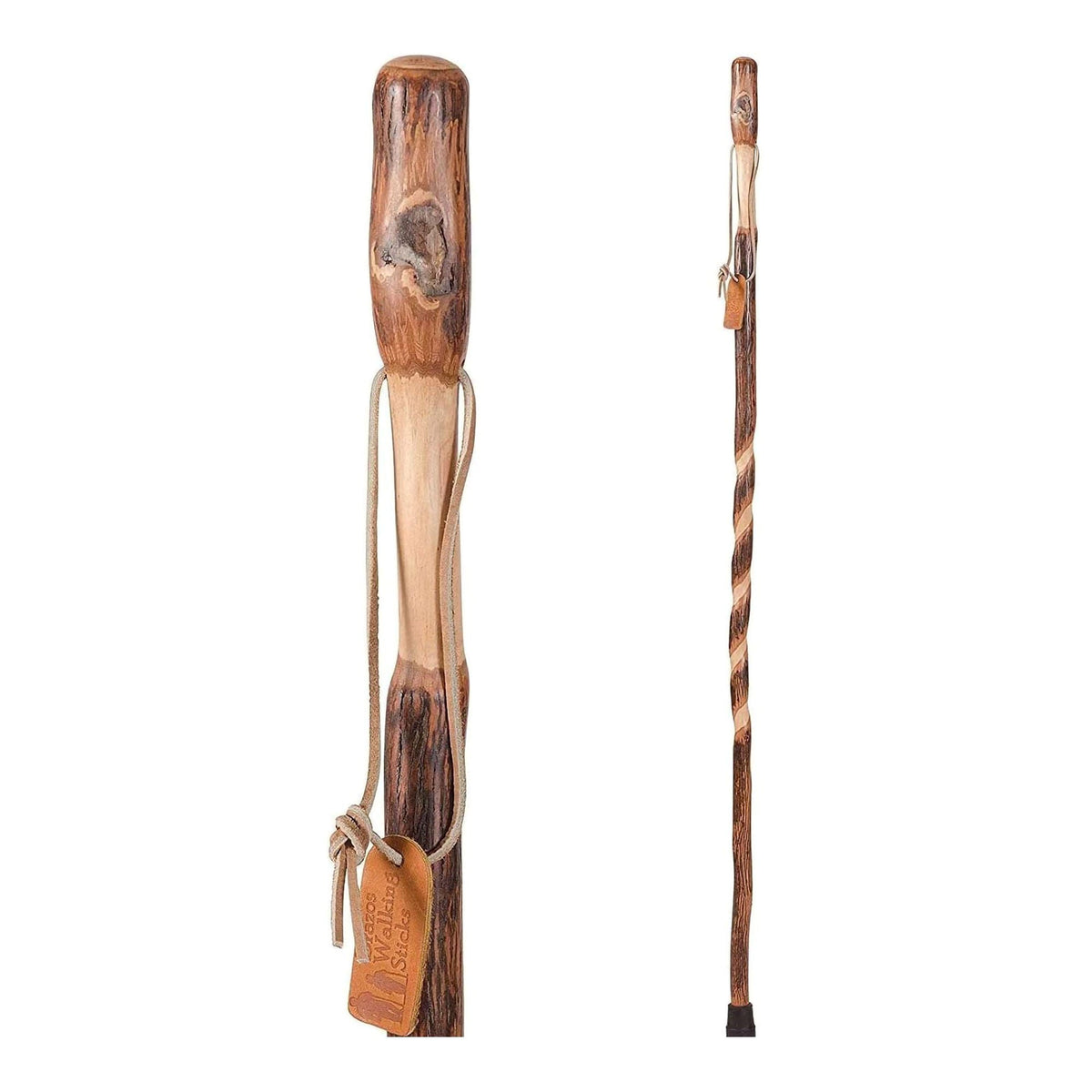 STICK, WALKING WOOD BRAZOS 58 TWISTED HICKORY 58"