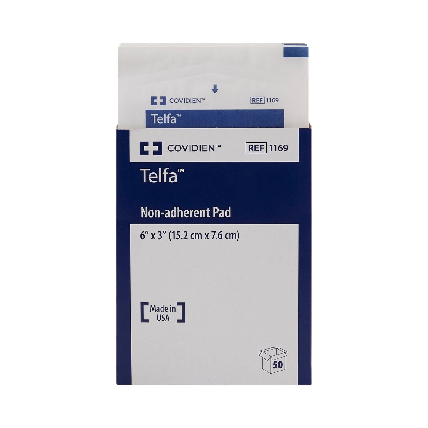 DRESSING, TELFA STR 6"X3" 6'S (50/CT) KENDAL