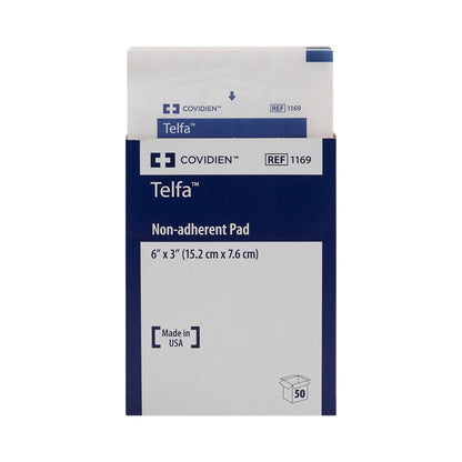 DRESSING, TELFA STR 6"X3" 6'S (50/CT) KENDAL