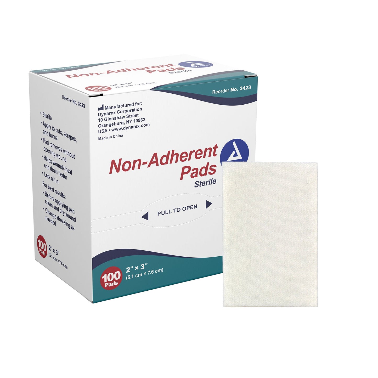 PADS NON/ADHERANT STER 2X3 D928