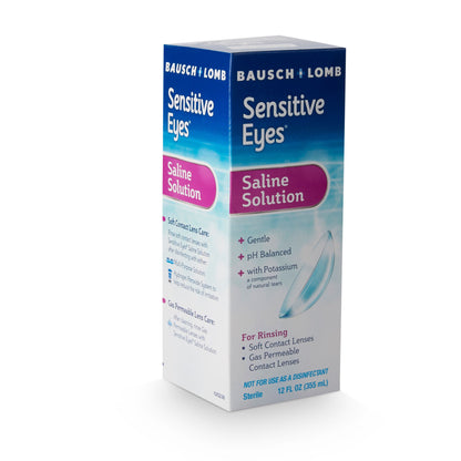 B&L SALINE, SOL SENS EYE+ 12OZ