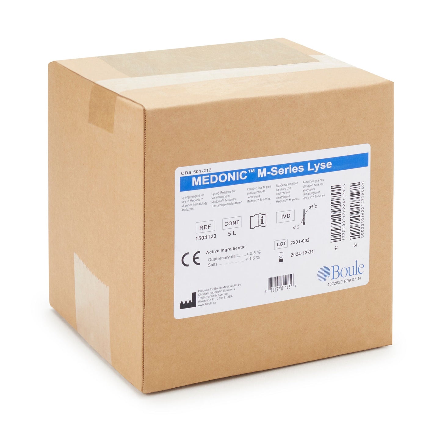 REAGENT, M-SERIES 5LITER BULK LYTIC