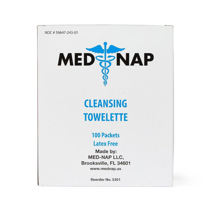 TOWELETTE, ANTISEPTIC CLEANSING WET BZK (100/BX 10BX/CS)