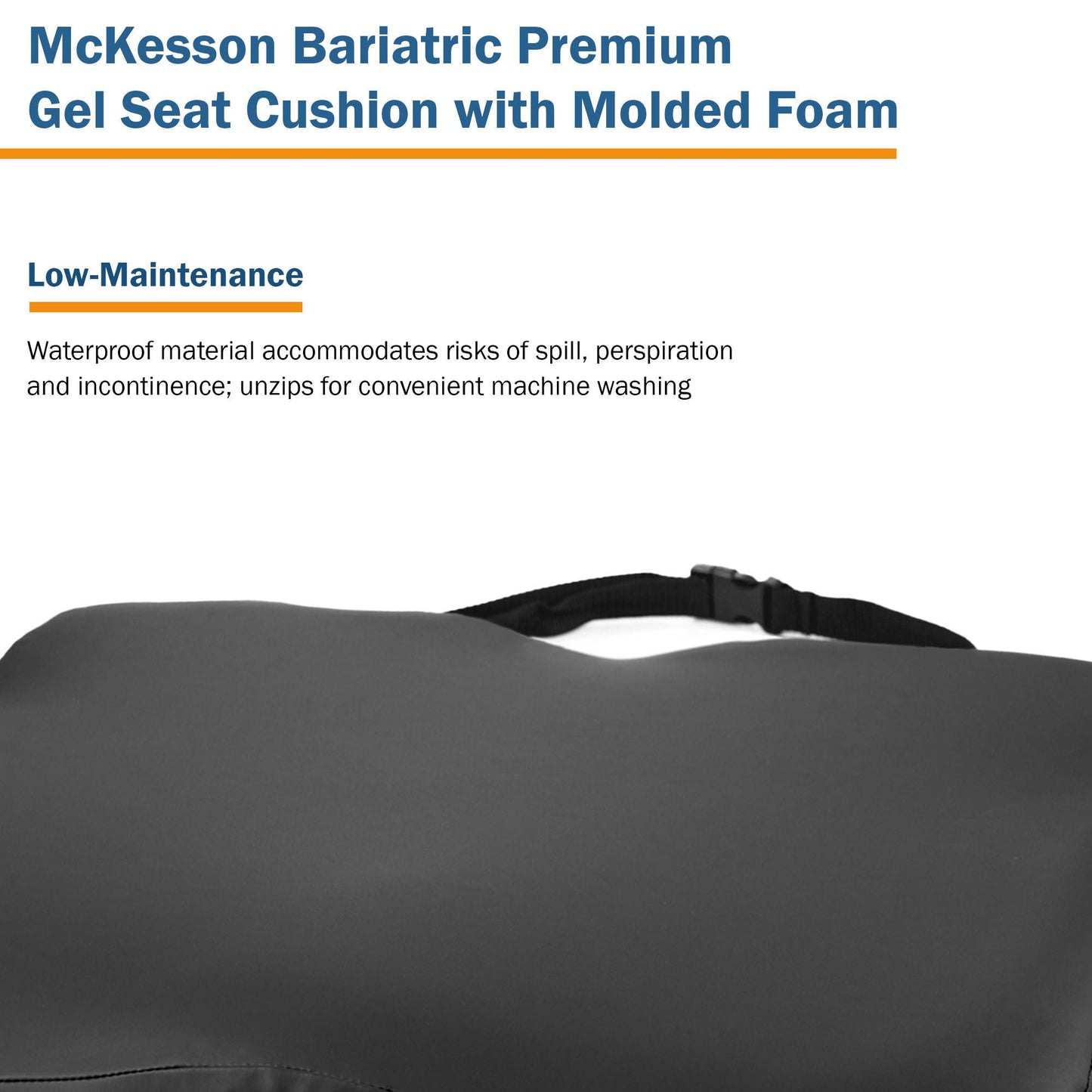 CUSHION, PREM W/C MOLDED GEL 22X18X3 (4/CS)