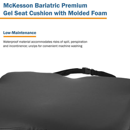 CUSHION, PREM W/C MOLDED GEL 22X18X3 (4/CS)