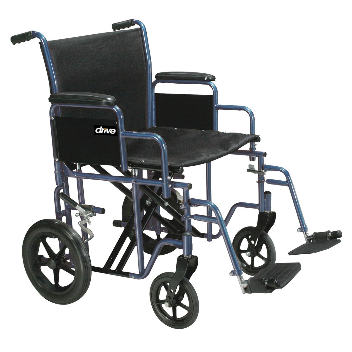 CHAIR, TRANSPORT STEEL 20" BLUD/S