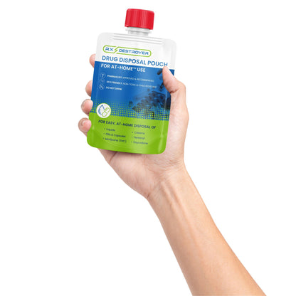 POUCH, ALL PURPOSE RX DESTROYER 4OZ (5/BX 20BX/CS)