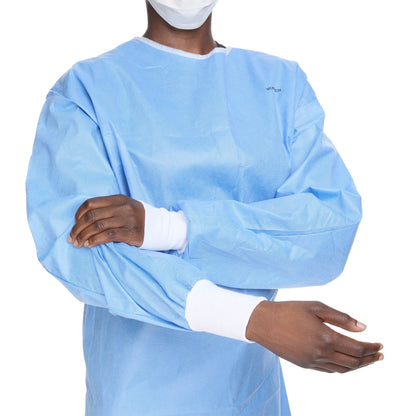 GOWN, SURG N/WOVEN STR N/REINFSET-IN W/TOWEL LG (30PK/CS)