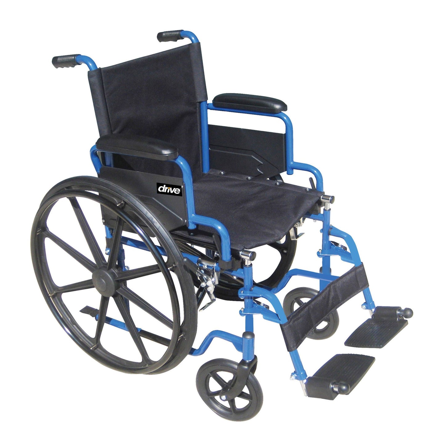 WHEELCHAIR, BLU STREAK 18" FLIP BCK DESK ARMS