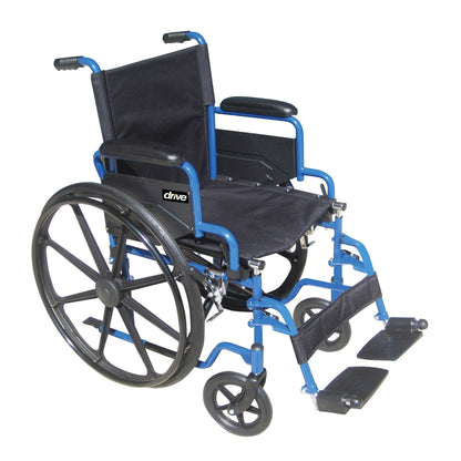 WHEELCHAIR, BLU STREAK 18" FLIP BCK DESK ARMS