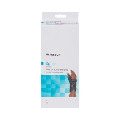 WRIST SPLINT, W/ABDUCTED THUMBLT MED 8"