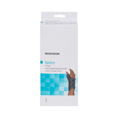 WRIST SPLINT, W/ABDUCTED THUMBLT MED 8"