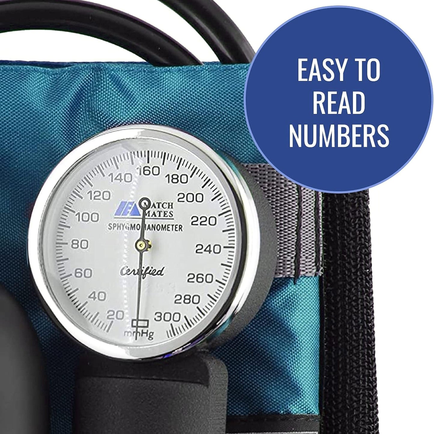 ANEROID SPHYGMOMANOMETER/STETHCOMBO KIT, BP MANUAL TEAL