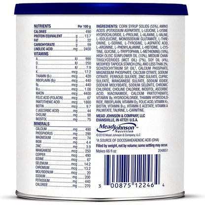 PURAMINO, PDR JR UNFLAV 14.1OZ(4/CS)