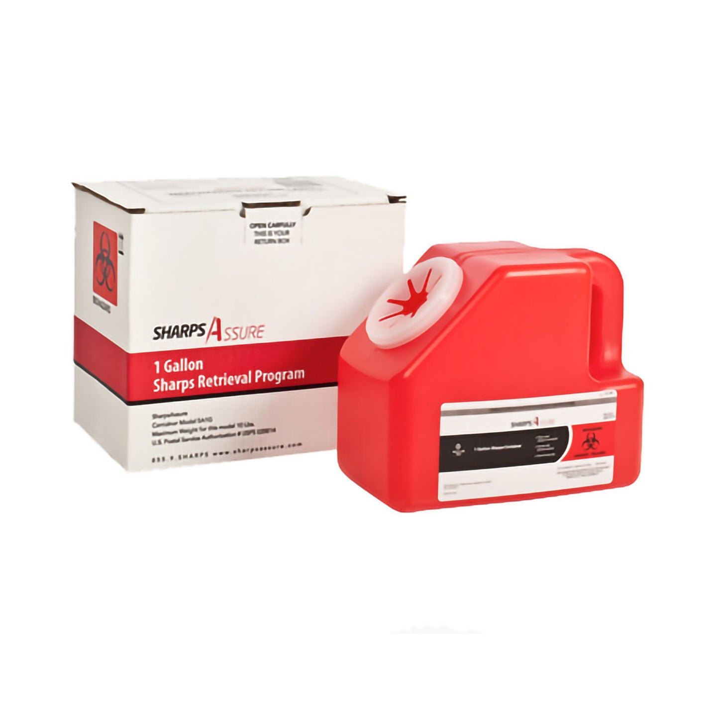 CONTAINER, SHARPS MAILBACK 1GL(18/CS)