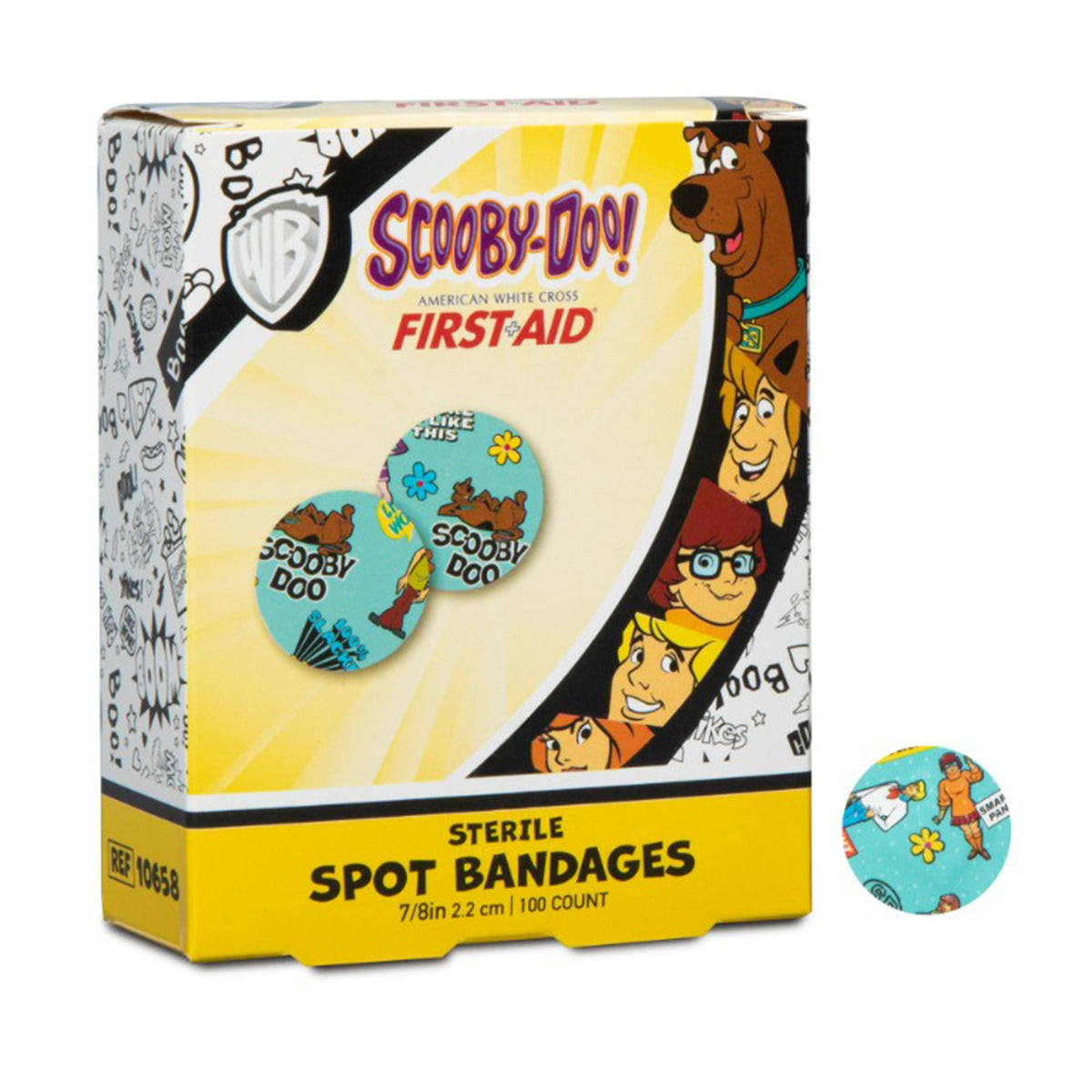 BANDAGE, ADH SPOT SCOOBY DOO 7/8" (100/BX 24BX/CS DERSCI