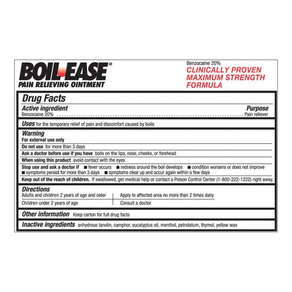 BOIL-EASE, OINT PAIN RELIEF 1OZ