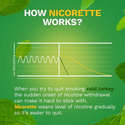 NICORETTE, GUM SPEARMINT BURST/CHAMOMILE 4MG (100/CT)