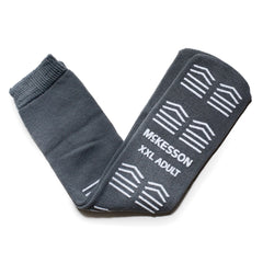SLIPPER, TERRY SNGL IMPRINT GRY ADLT 2XLG (48PR/CS)