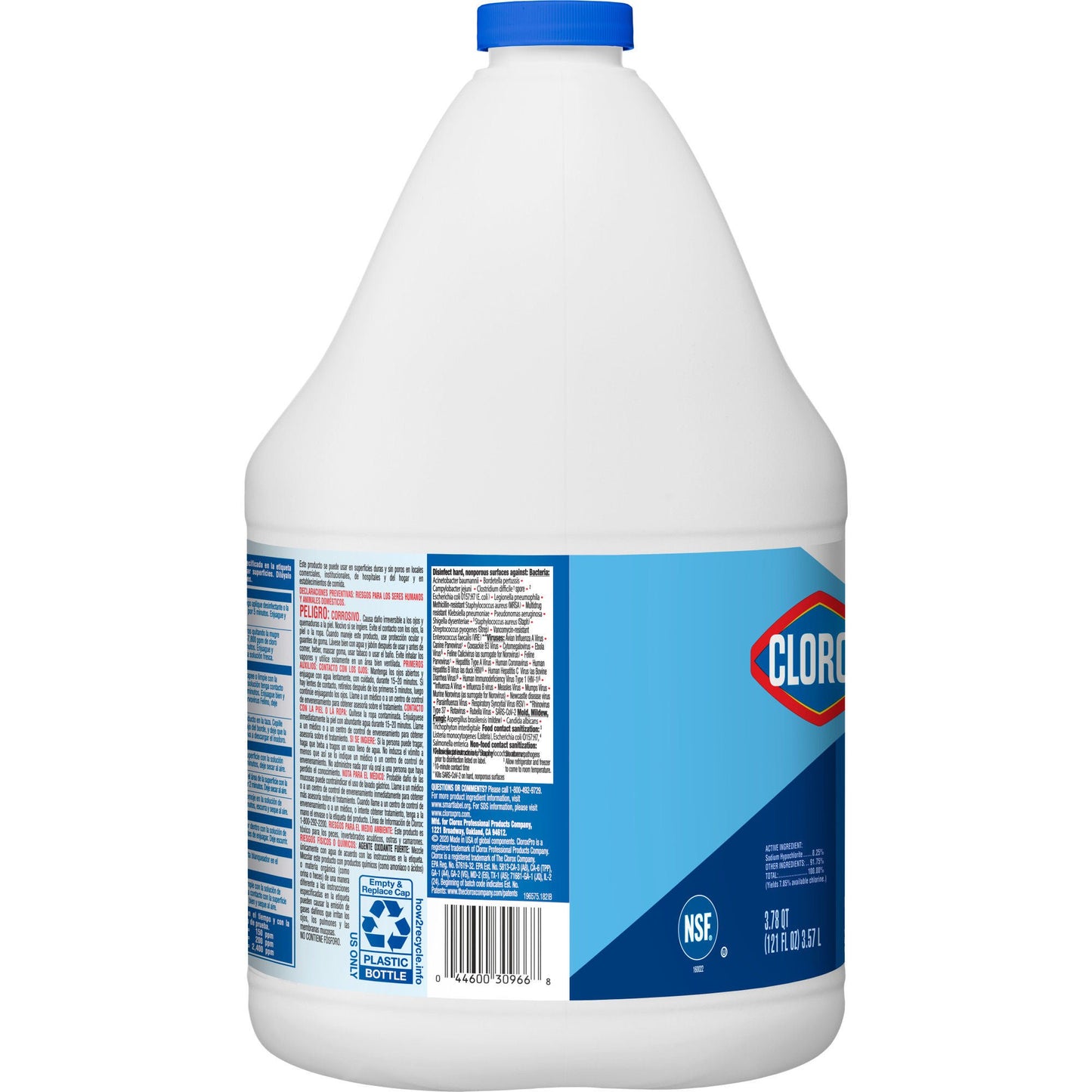 BLEACH, CLOROX GERMICIDAL CONCLIQ 121OZ (3/CS) SALFLD
