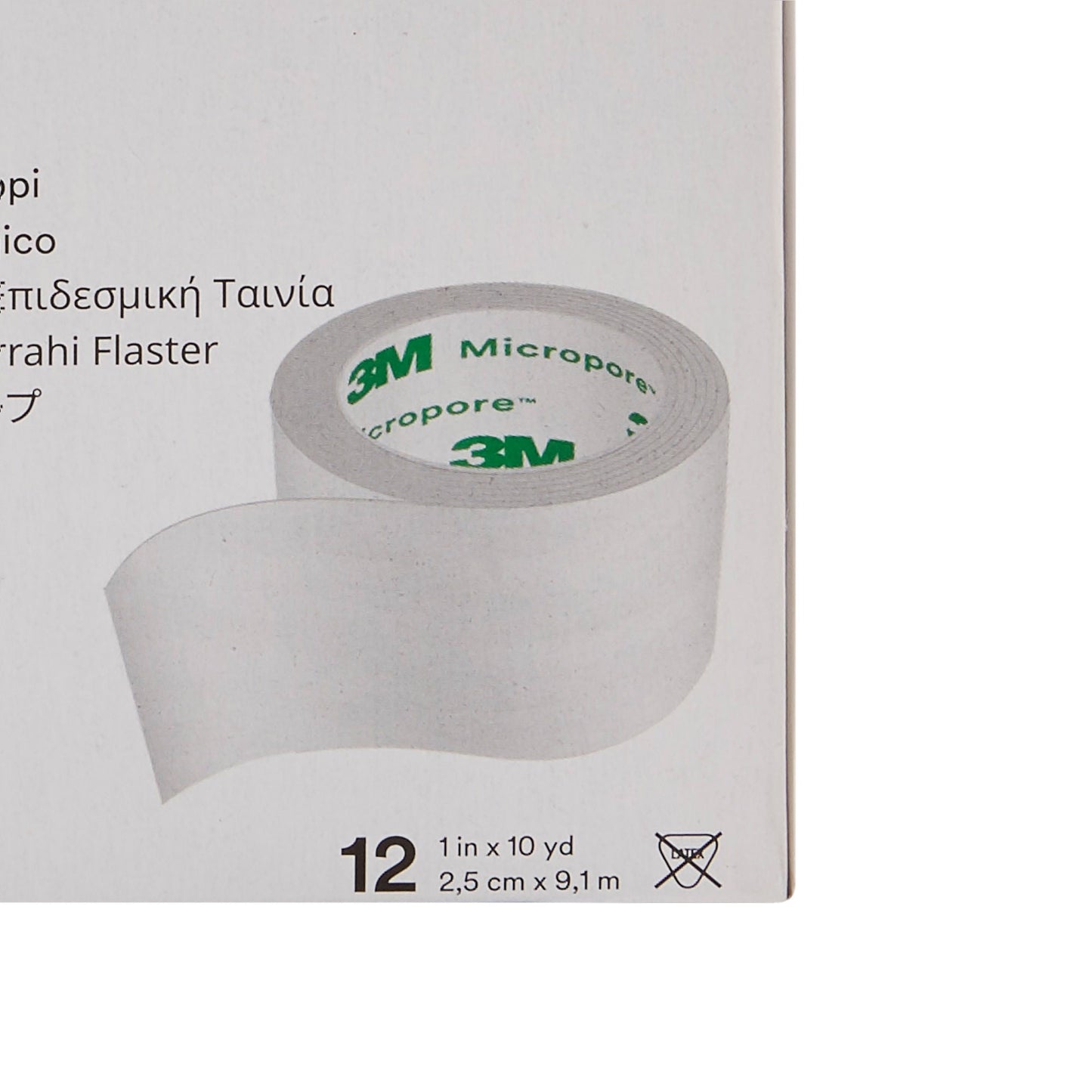 TAPE, ADHSV PAPER MICROPORE 1"X10YDS (12/BX) 3M