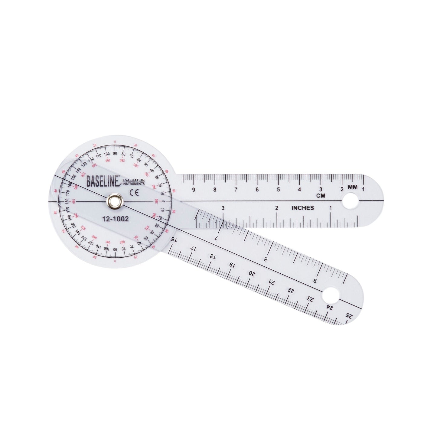 GONIOMETER, ISOM 360DEGREES PLAS CLR 6"