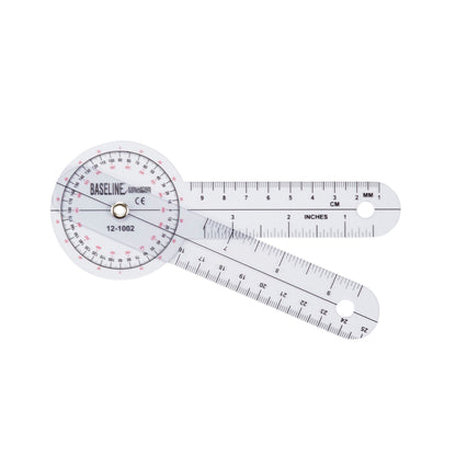 GONIOMETER, ISOM 360DEGREES PLAS CLR 6"