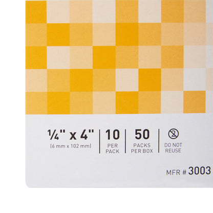 CLOSURE, SKIN FLEX LF TAN 1/4X4"(10/PK 50PK/BX 4BX