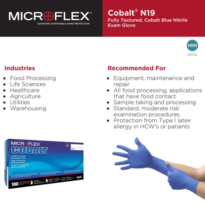 GLOVE, EXAM NTRL MED N/S (100/BX 10BX/CS)