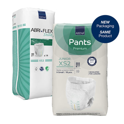 UNDERWEAR, INCONT ABENA PROT PREM JUNIOR XS2 XSM (18/PK)