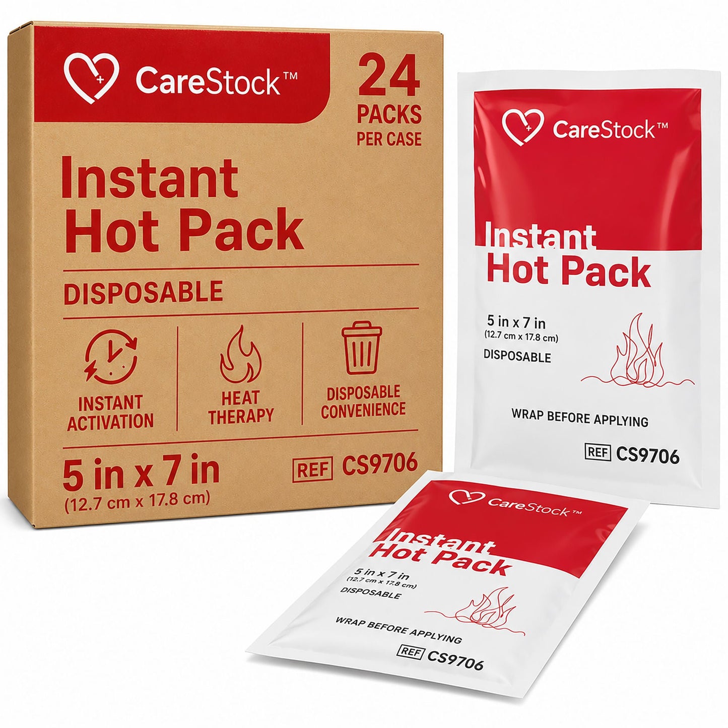 HOT PACK, INSTANT 5X7" (24/CS)K 5 X 7 (24/CS)