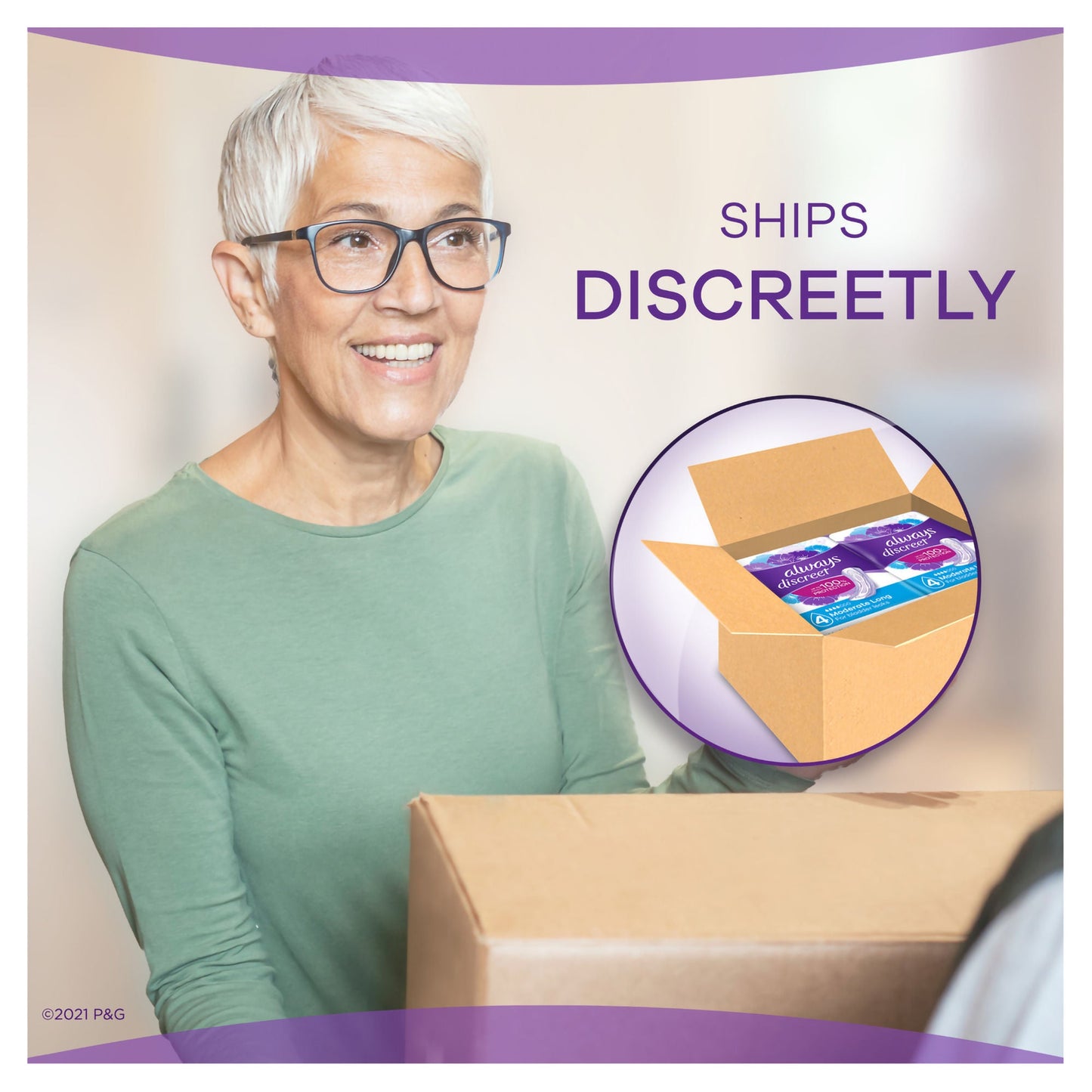 PAD, MAXI ALWAYS DISCREET REG (20/PK 3PK/CS)