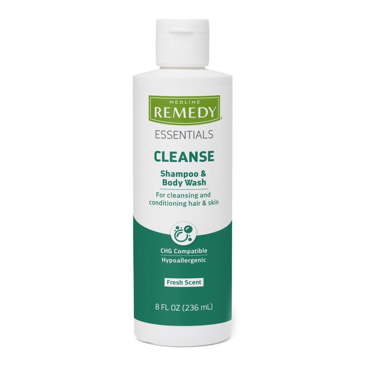SHAMPOO/BODY WASH, GEL REMEDY ESSENTIALS 8OZ (36/CS)