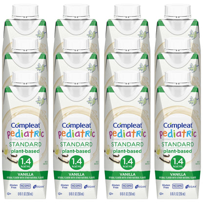 COMPLEAT, STD 1.4 CALORIE VANILLA CARTON 250ML (24/CS)