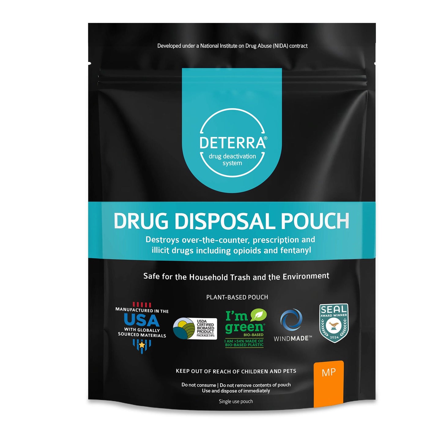 POUCH, DRUG DISPOSAL DETERRA MED 45PILL/POUCH (200/CS)