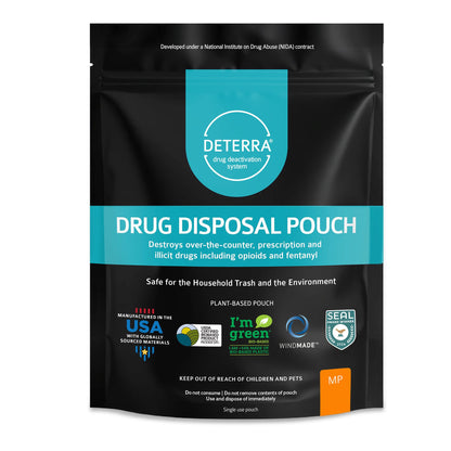 POUCH, DRUG DISPOSAL DETERRA MED 45PILL/POUCH (200/CS)