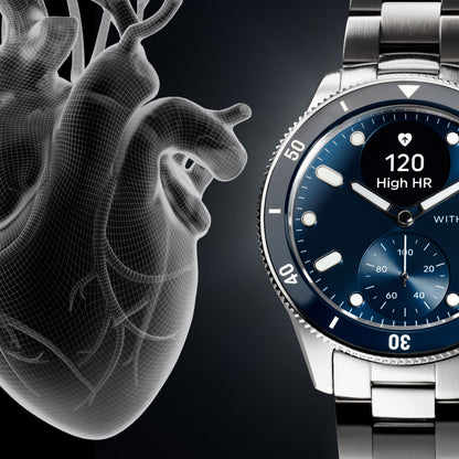 SMARTWATCH, HEART HEALTH HYBRID SCANWATCH NOVA BLU 42MM